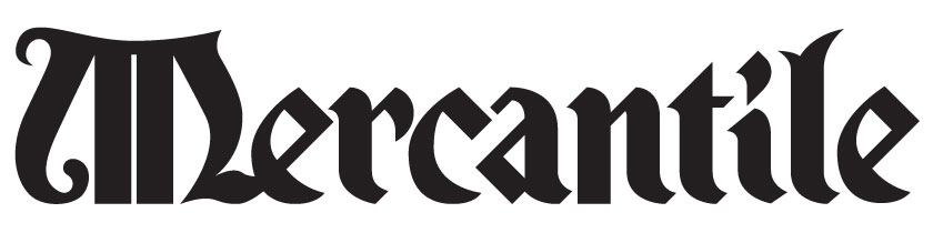 Mercantile logo - black-and-white version